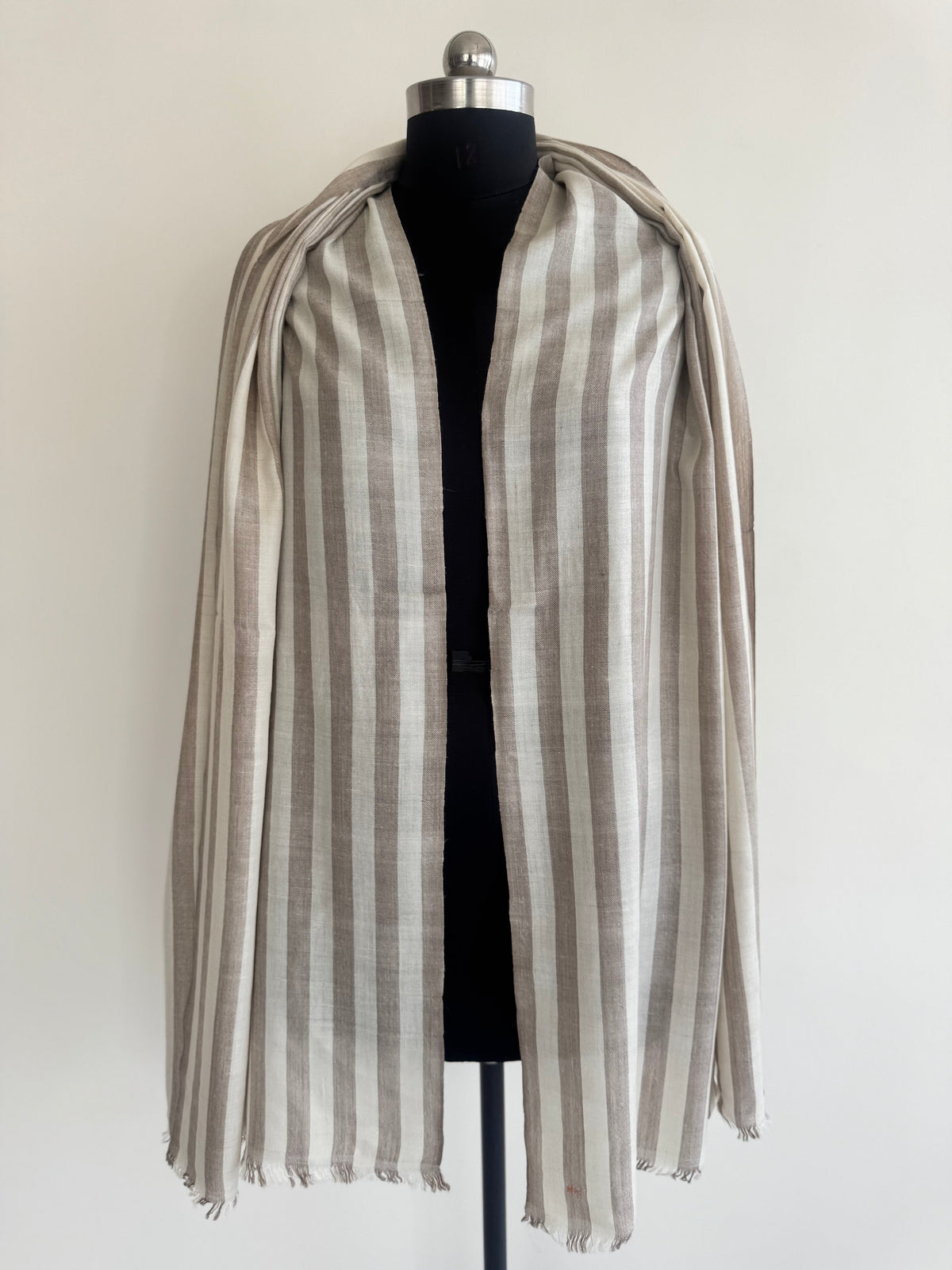 Pashmina Handloom woven strips shawl size 100 x 200 Cm