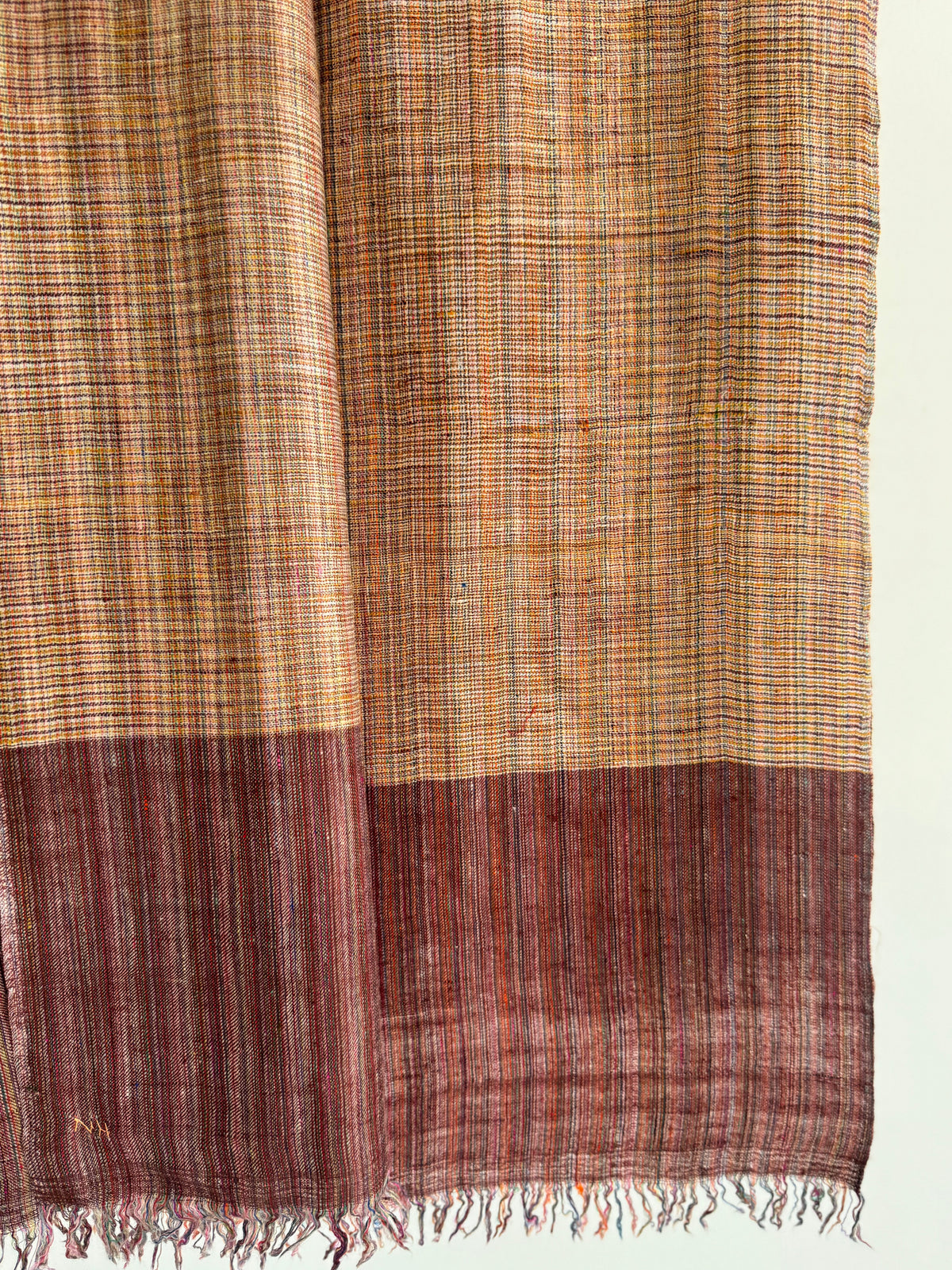 Pashmina Handloom woven strips shawl size 100 x 200 Cm