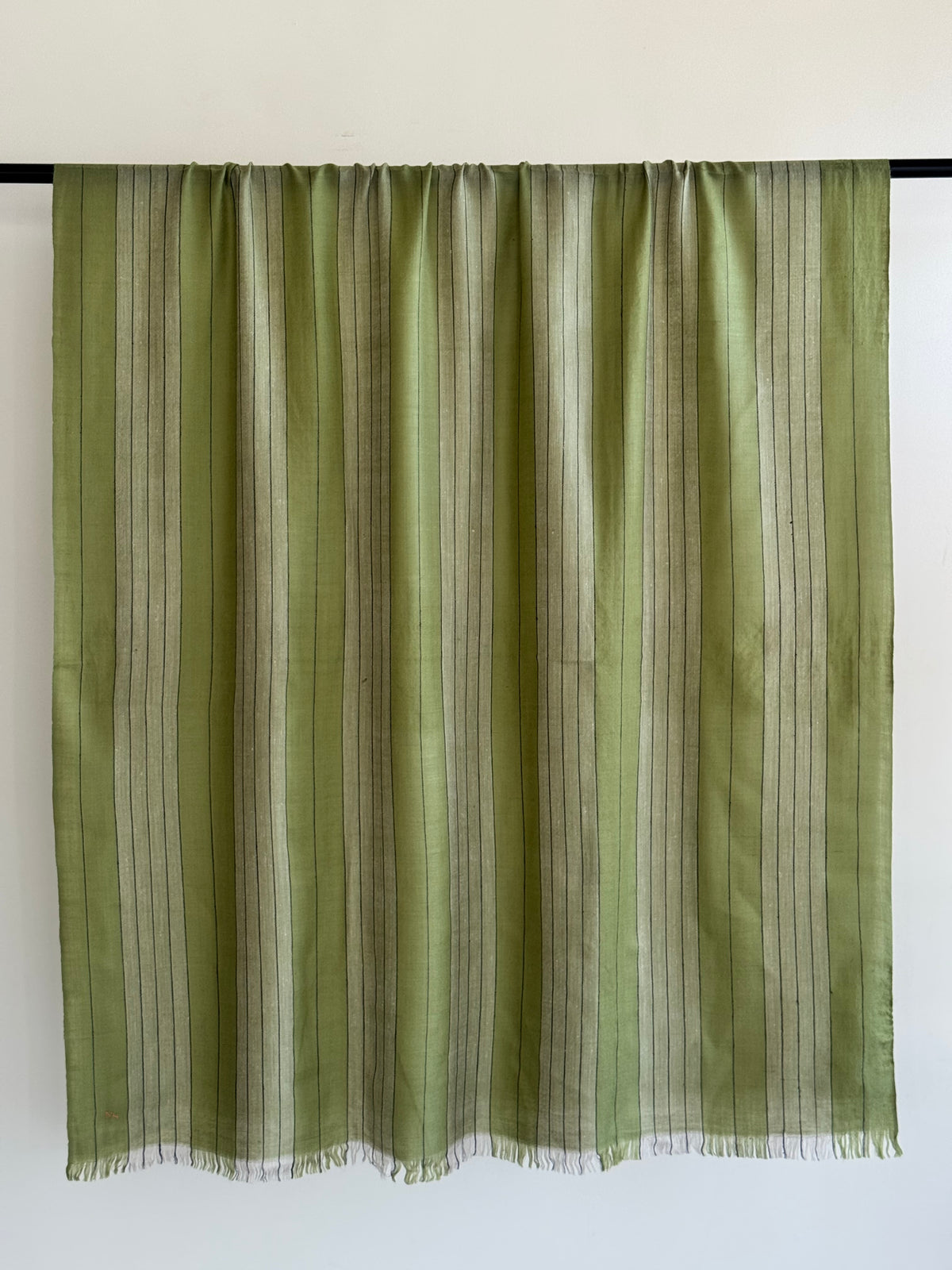 Pashmina Handloom woven strips shawl size 100 x 200 Cm
