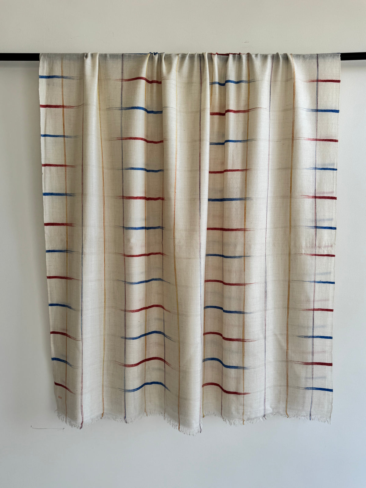 Pashmina Handloom woven stripes shawl size 100 x 200 Cm