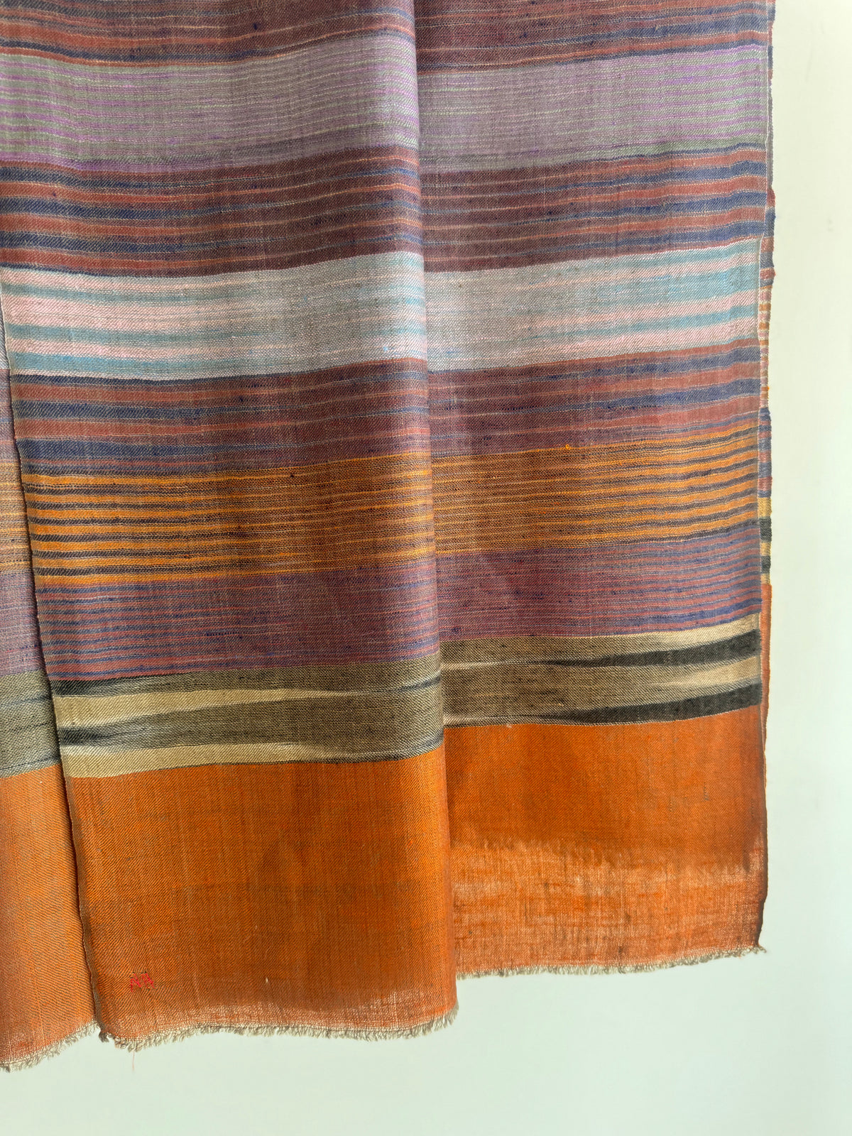 Pashmina Handloom woven strips shawl size 100 x 200 Cm