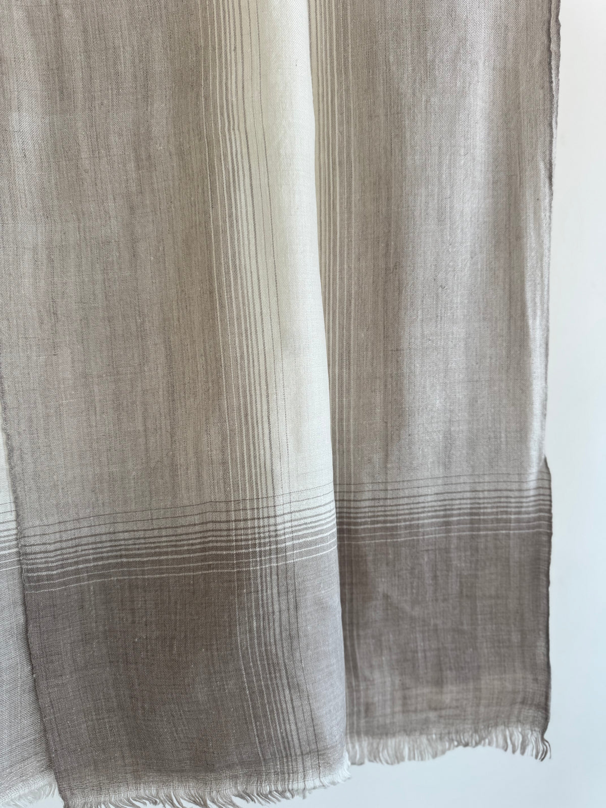 Pashmina Handloom woven natural shawl size 100 x 200 Cm