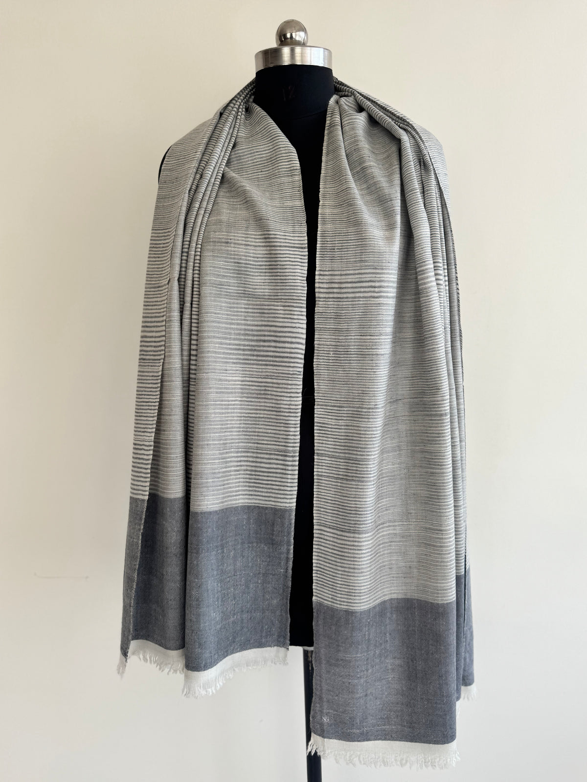 Pashmina Handloom woven strap shawl size 100 x 200 Cm