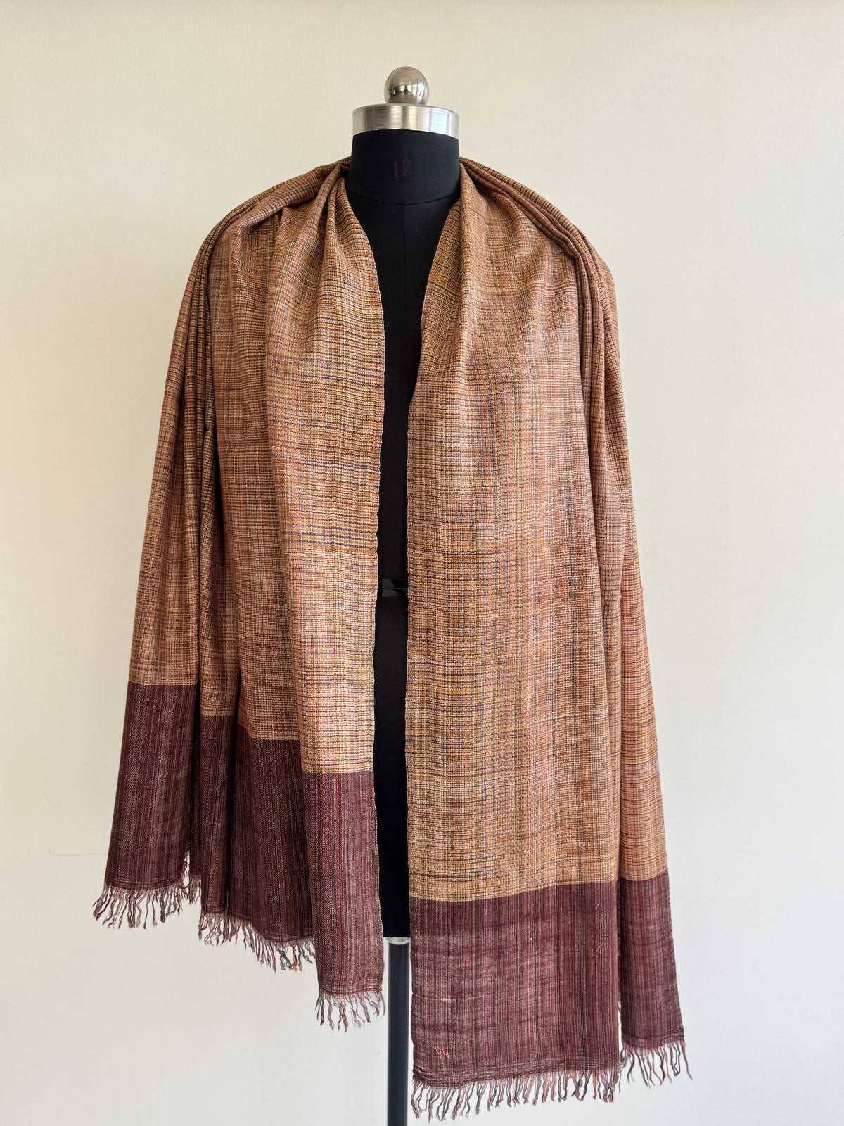 Pashmina Handloom woven ikat shawl size 100 x 200 Cm