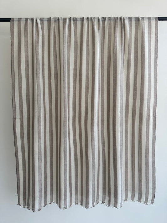 Pashmina Handloom woven strips shawl size 100 x 200 Cm