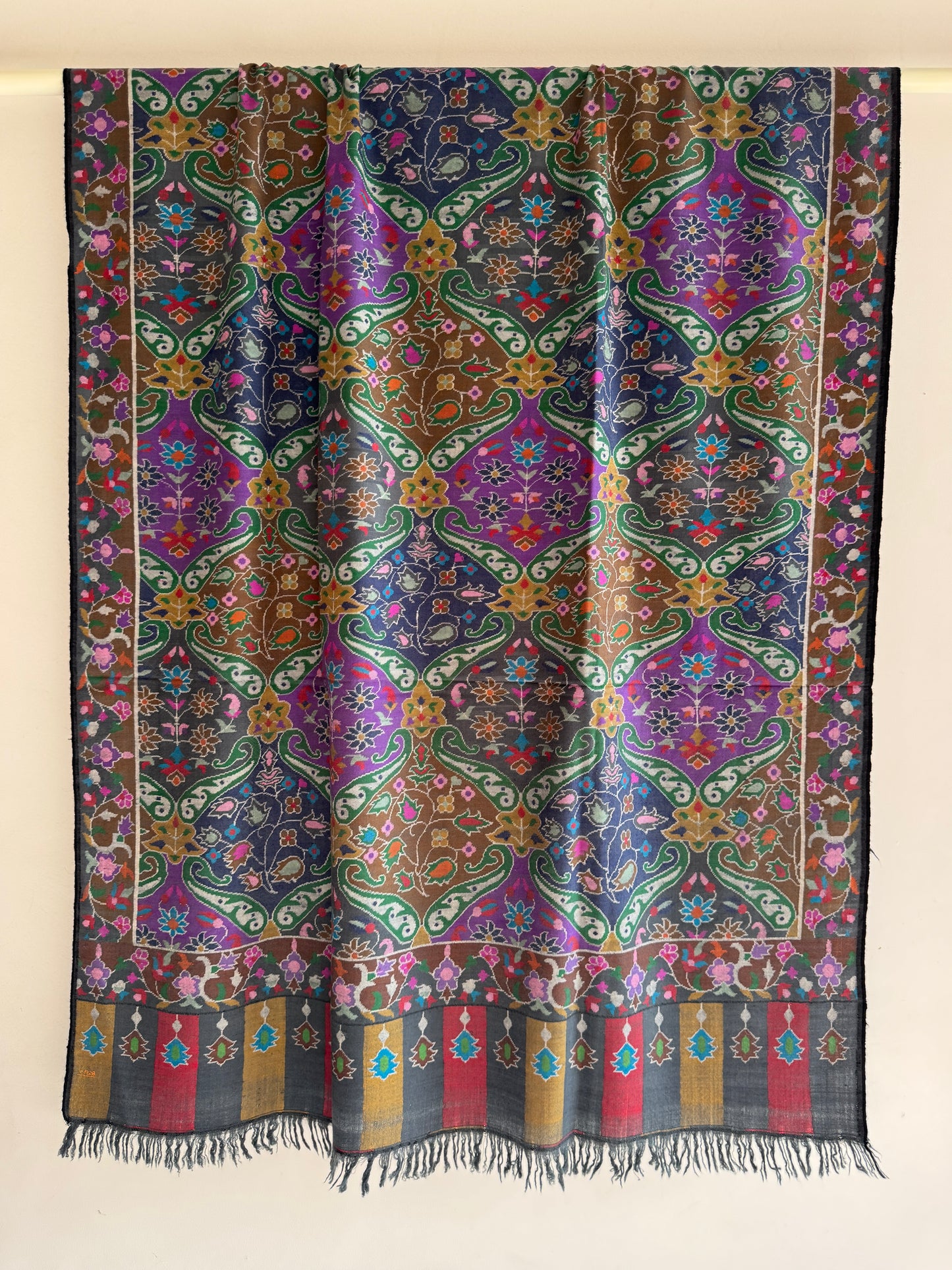 Kani Jamawar Shawl – Pure Handloom Pashmina