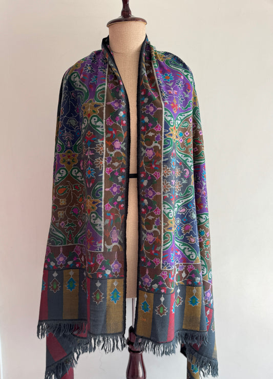 Kani Jamawar Shawl – Pure Handloom Pashmina