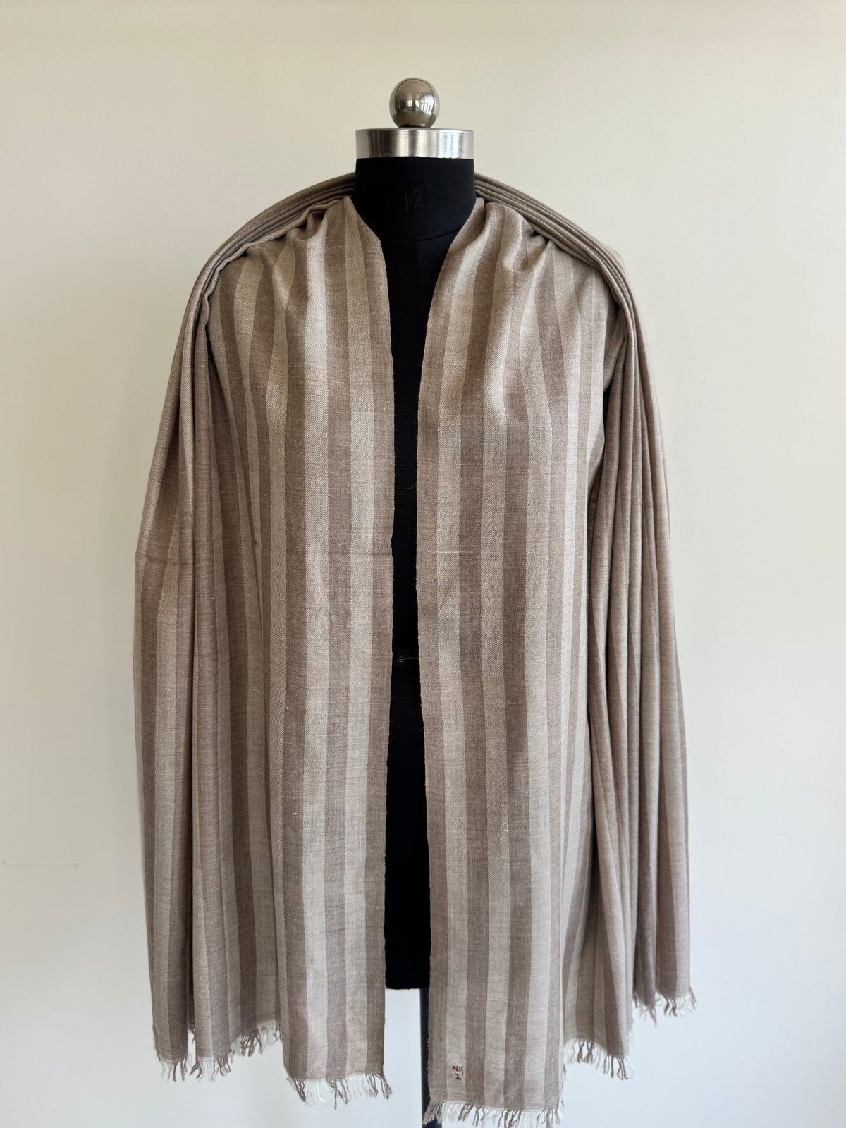 Pashmina Handloom woven strips shawl size 100 x 200 Cm