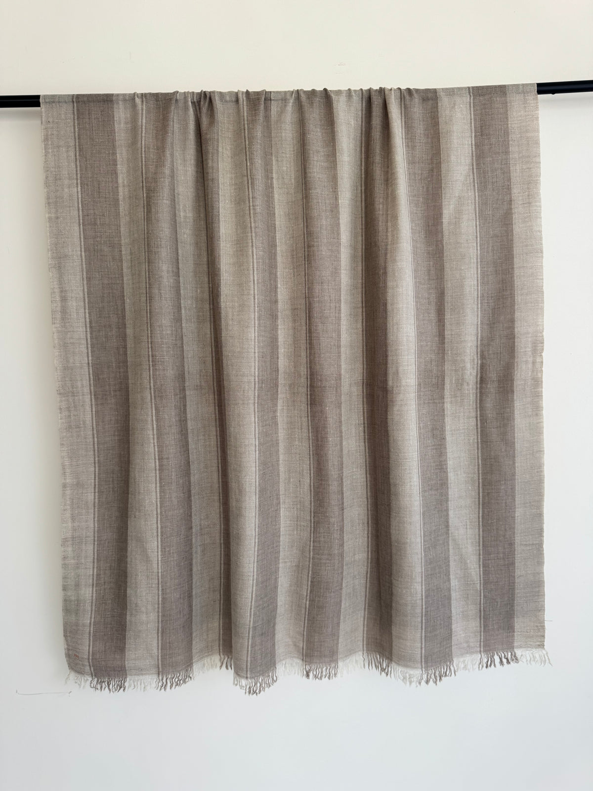 Pashmina Handloom woven check shawl size 100 x 200 Cm
