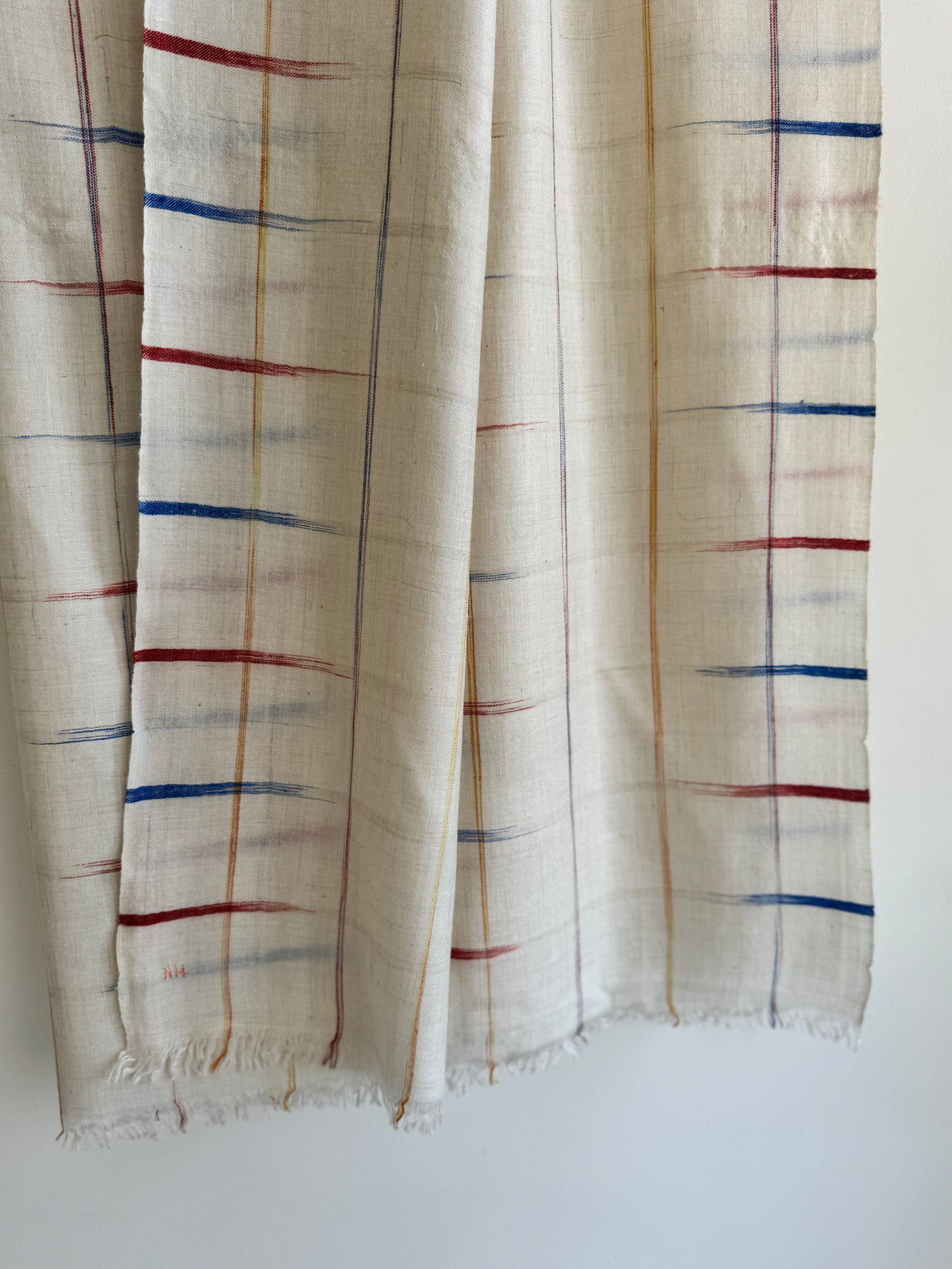 Pashmina Handloom woven stripes shawl size 100 x 200 Cm