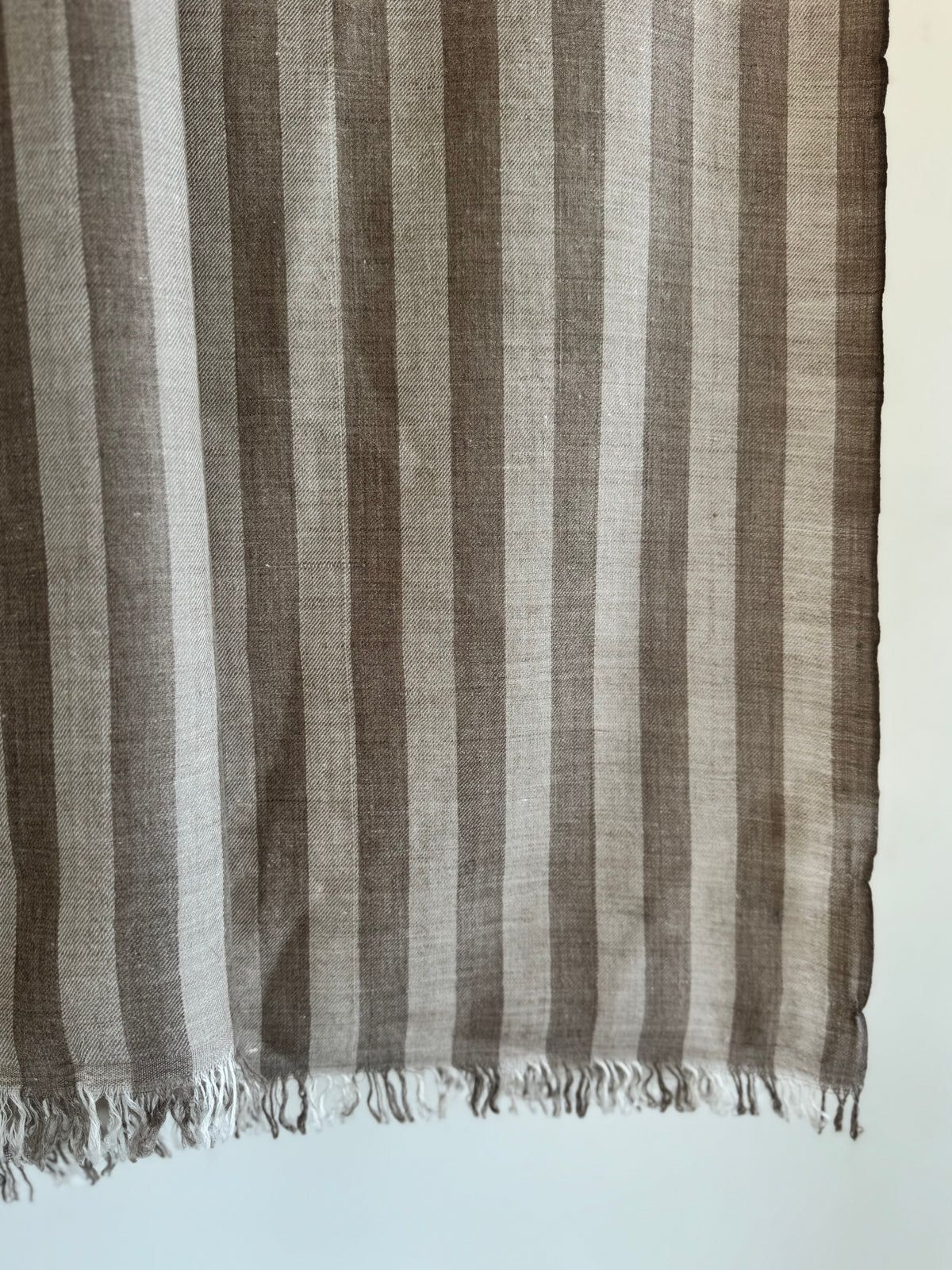 Pashmina Handloom woven strips shawl size 100 x 200 Cm
