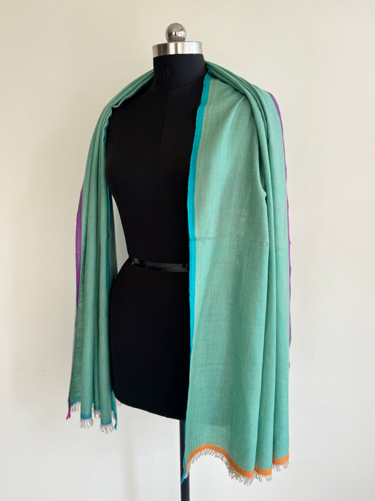 Pashmina Handloom woven strap shawl size 100 x 200 Cm