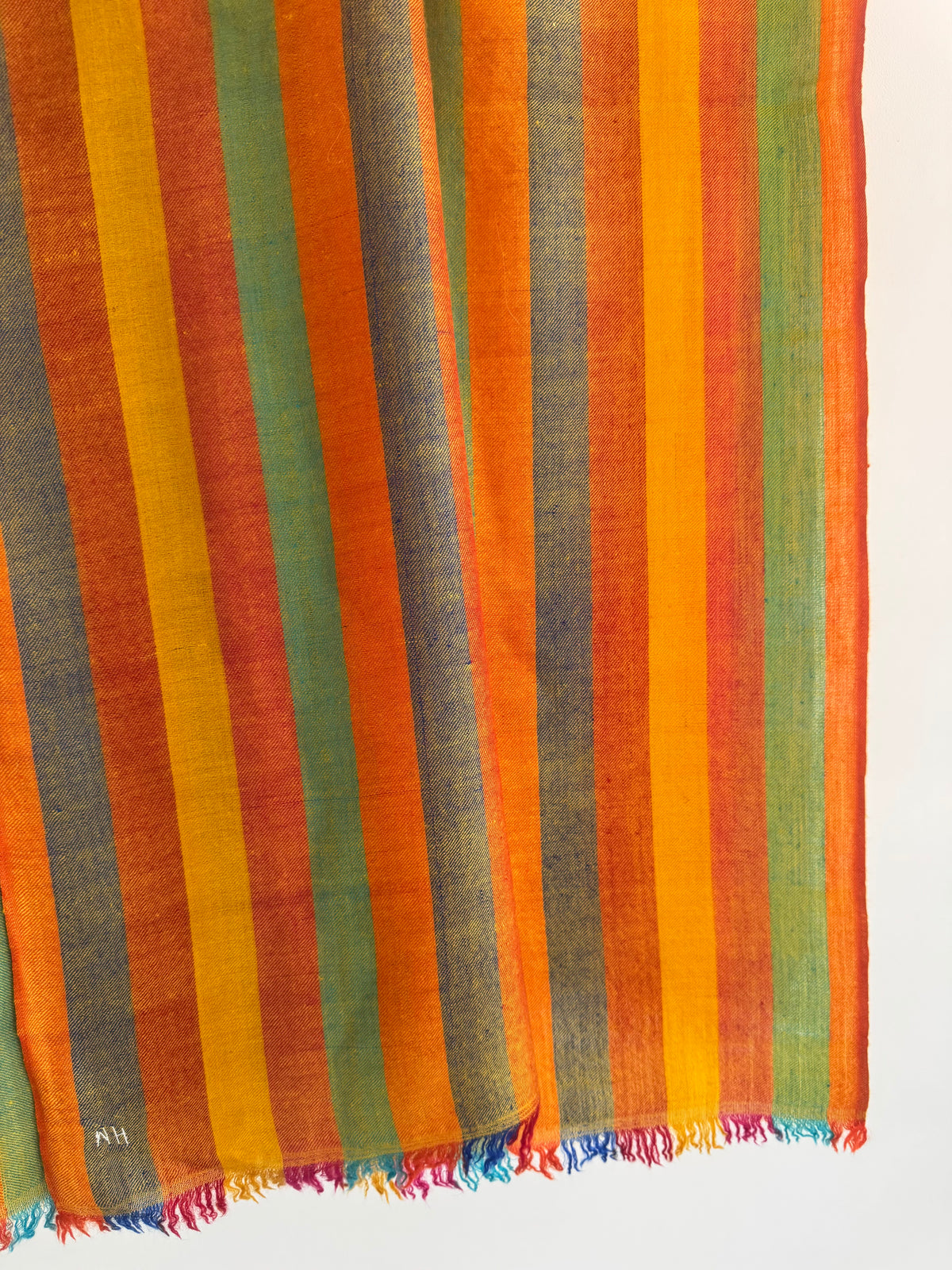 Pashmina Handloom woven strips shawl size 100 x 200 Cm
